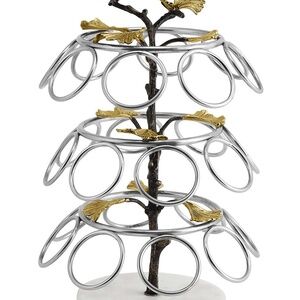 Butterfly Ginkgo K-Cup Carousel – Bronze – Elegant Coffee Pod Organizer NWT